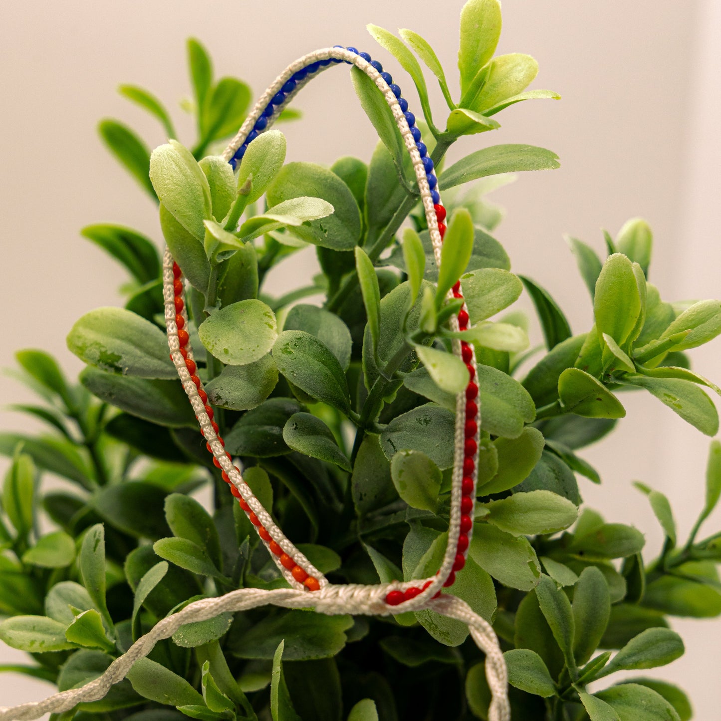 Blue and Orange - Zuri Beaded Bracelet