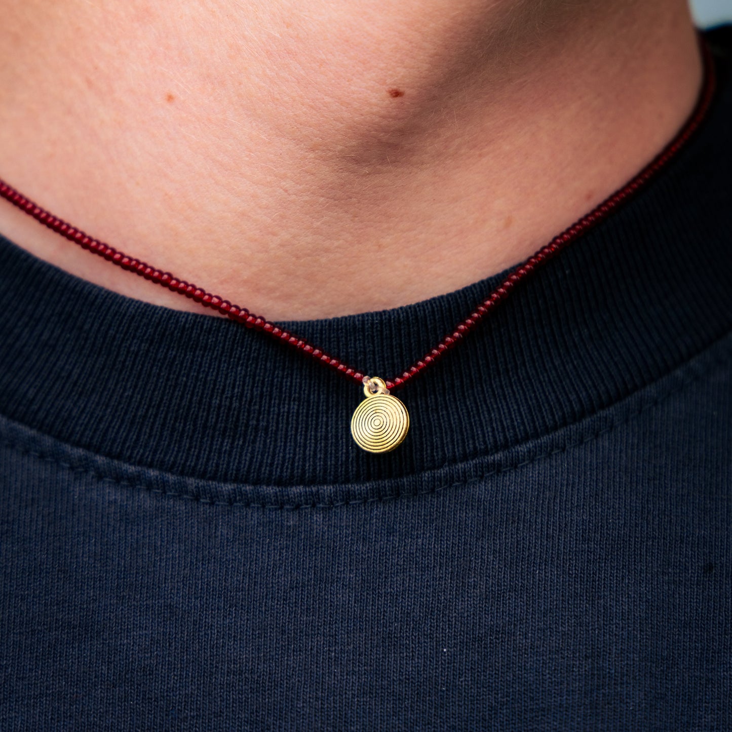 Red - Zuri Beaded Necklace