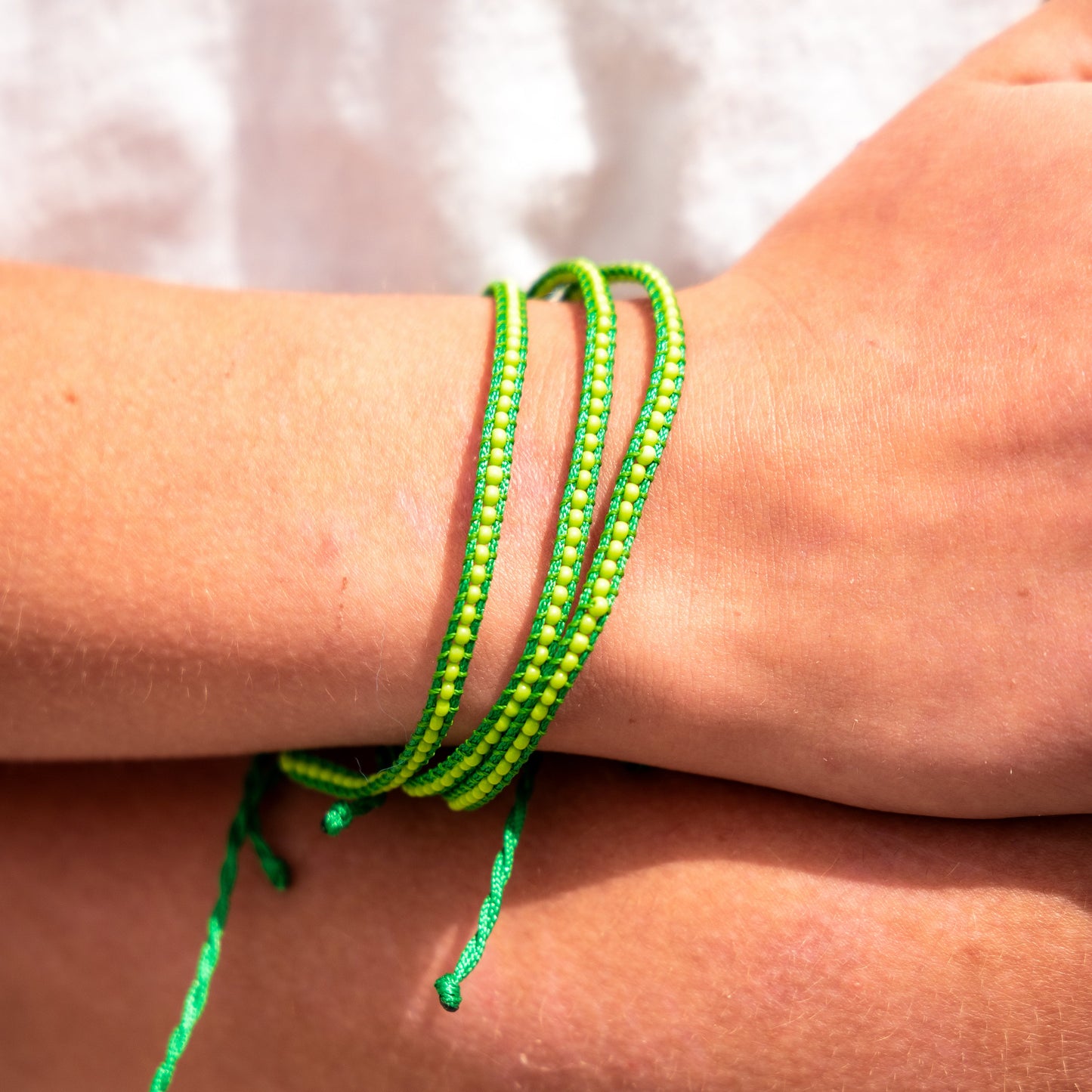 Green - Zuri Beaded Bracelet