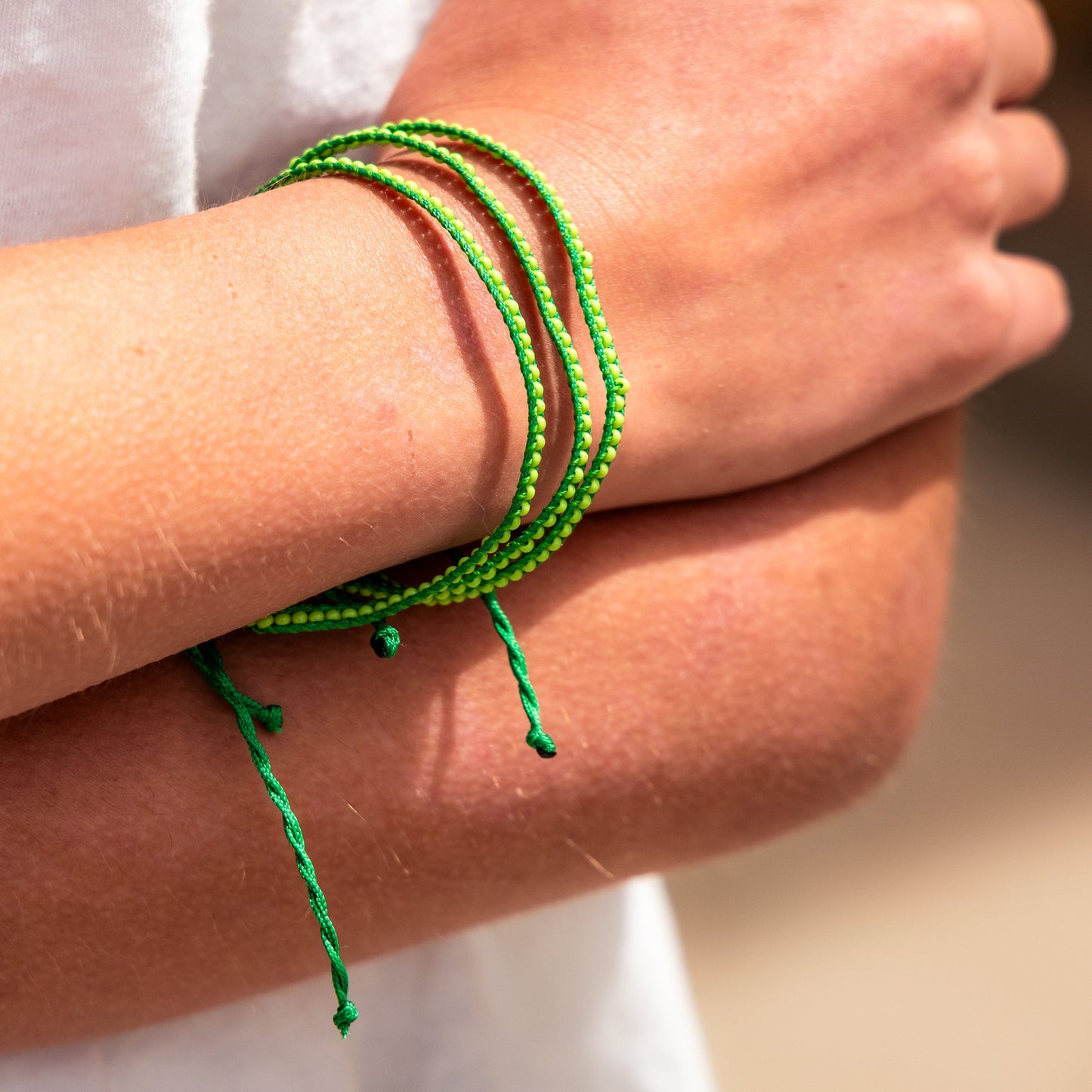 Green - Zuri Beaded Bracelet