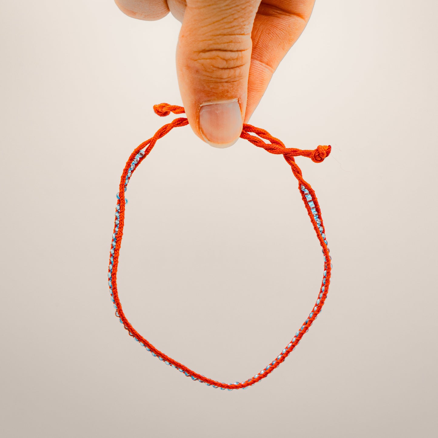 Blue and Red - Zuri Beaded Bracelet