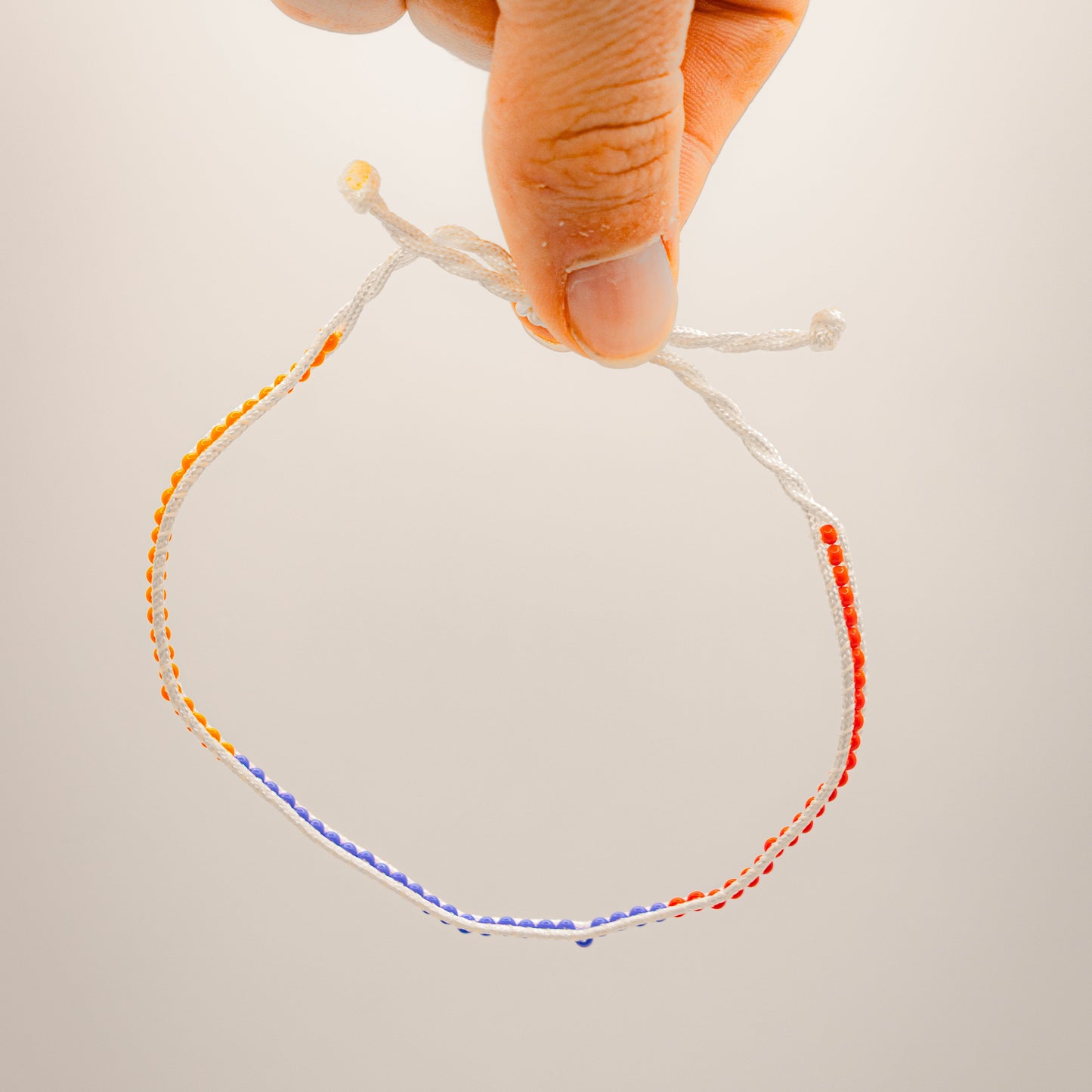Blue and Orange - Zuri Beaded Bracelet