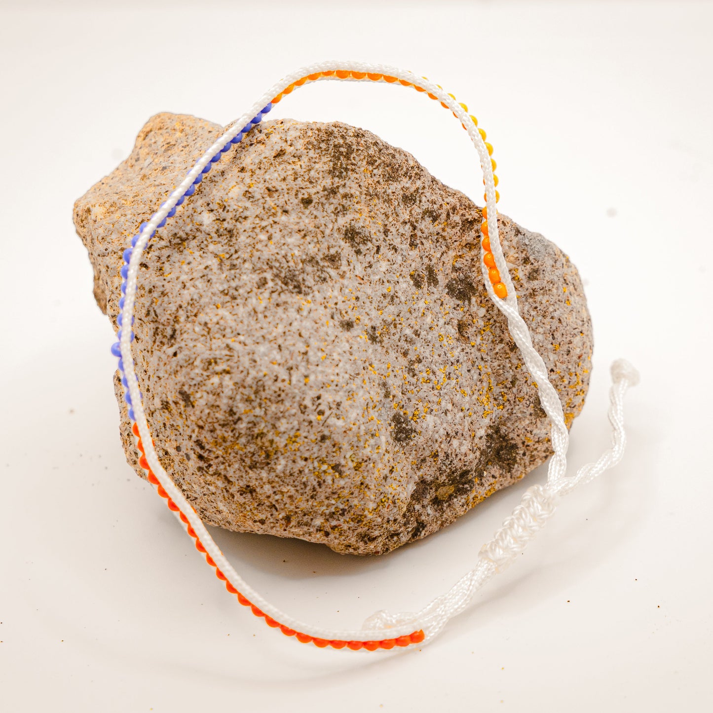 Blue and Orange - Zuri Beaded Bracelet