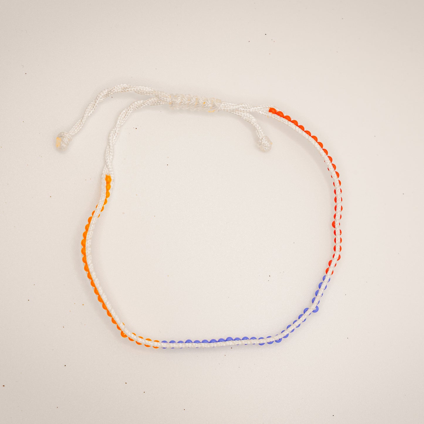 Blue and Orange - Zuri Beaded Bracelet